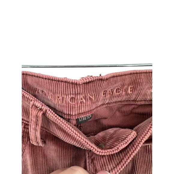 American Eagle Corduroy Hi‎ Rise Jeggings Womens Size 8 Long Casual Fall - Picture 5 of 15